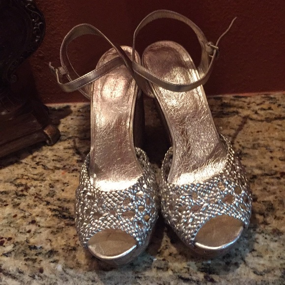 Nine West Shoes - Gold wedges